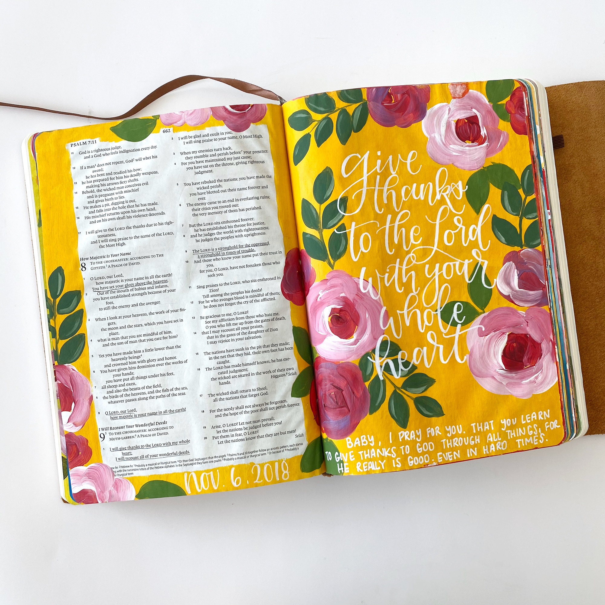 Bible Journaling With Stencils - Scribbling Grace