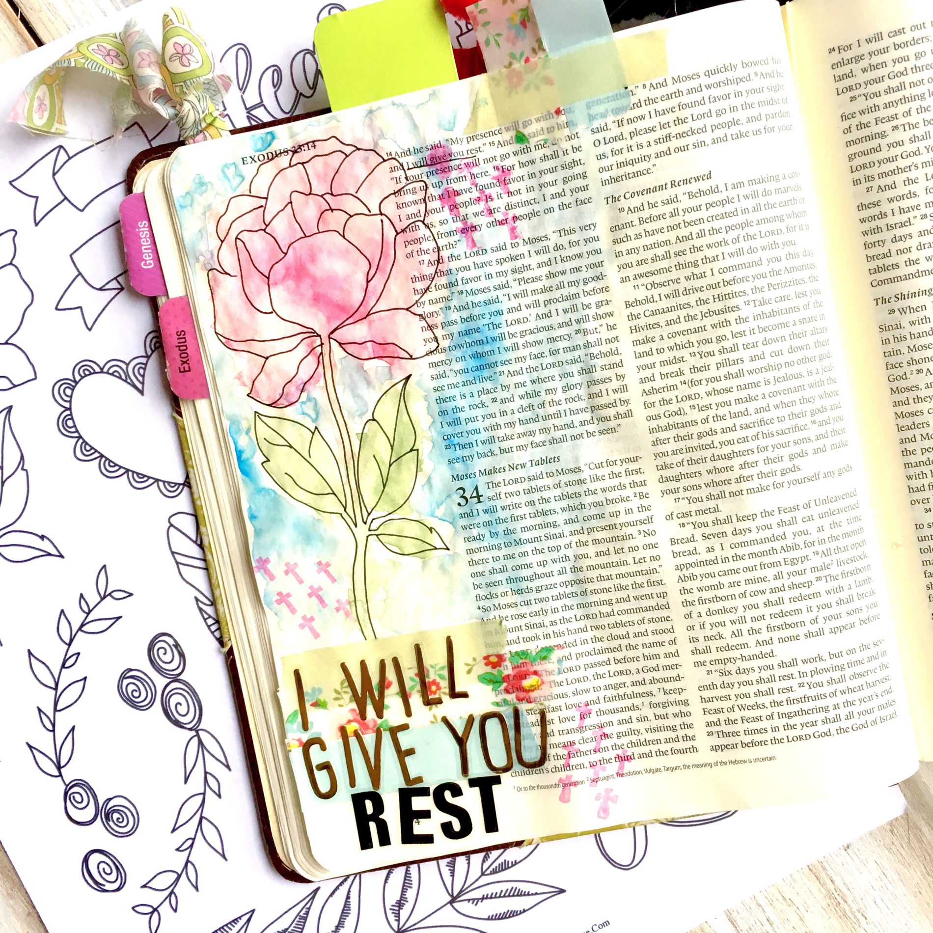 Bible Journaling When You Are Not Artistic - Plus A Free Printable ...