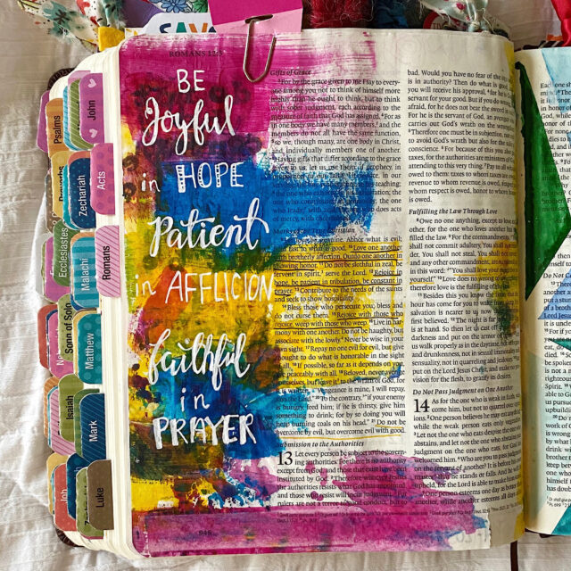 The Bible Journaling Encouragement You Need To Hear- My Bible ...