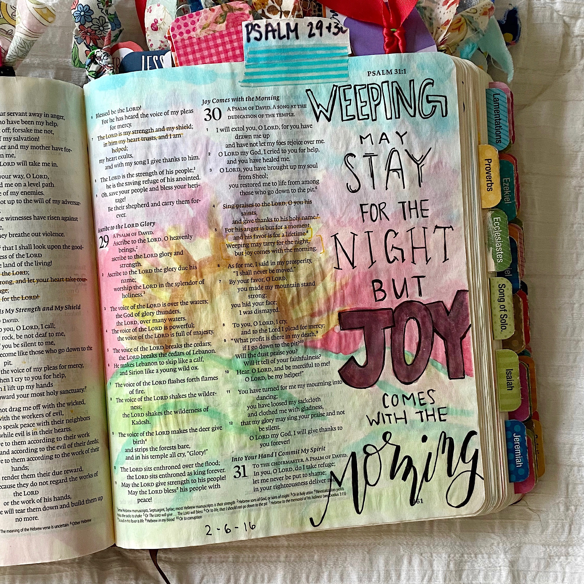 The Bible Journaling Encouragement You Need To Hear- My Bible ...